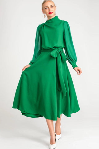 Magdalen Elegant Midi Dress