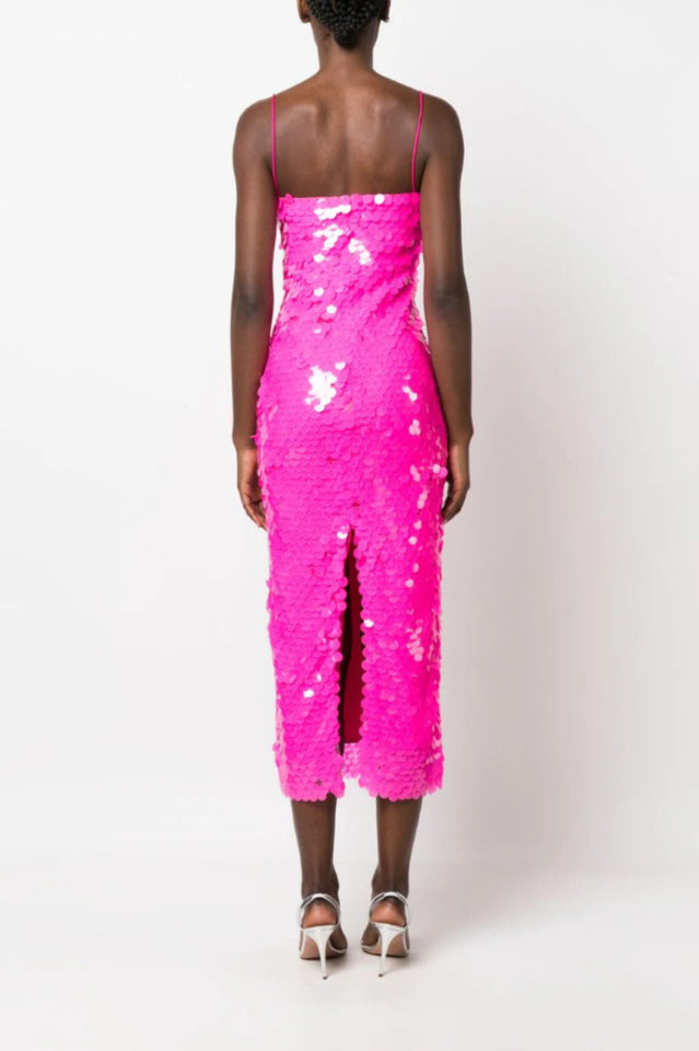 Phoenix Midi Stylish Dress in Sequins