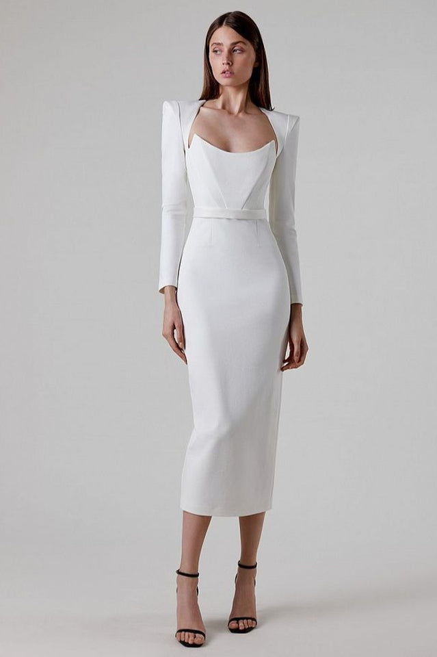 Delilah Bandage Stylish Midi Dress