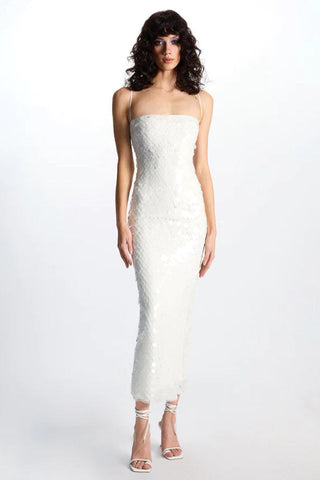 Phoenix Midi Stylish Dress in Sequins