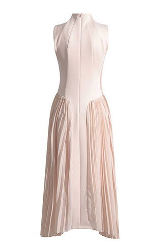 Amira Highend Stylish Sleeveless Pleated Dress