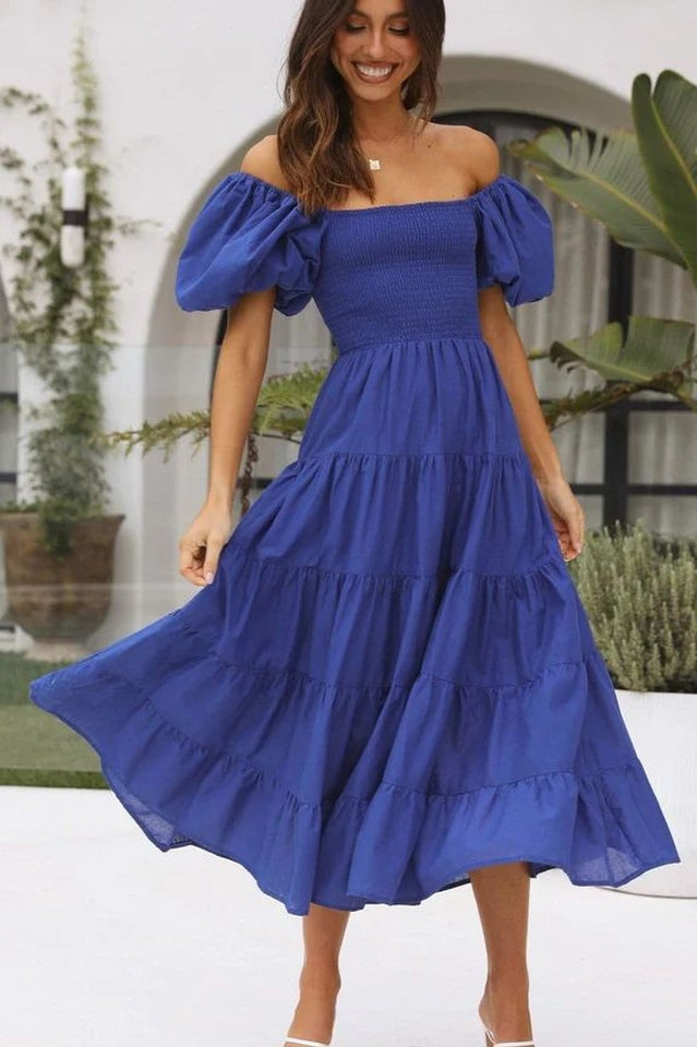 Anne Elegant Tiered Dress