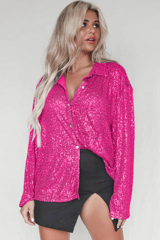 Attention Seeker Stylish Sequin Top