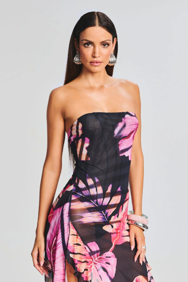 Atlas Tropical Stylish Leaf Dress