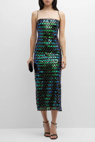 Phoenix Midi Stylish Dress in Sequins