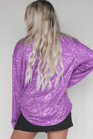 Attention Seeker Stylish Sequin Top