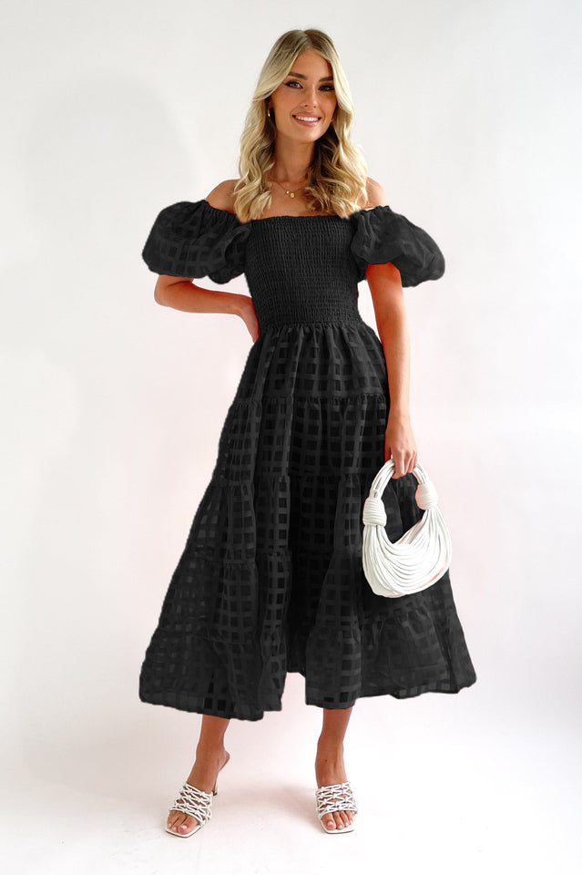 Gin Elegant Midi Dress