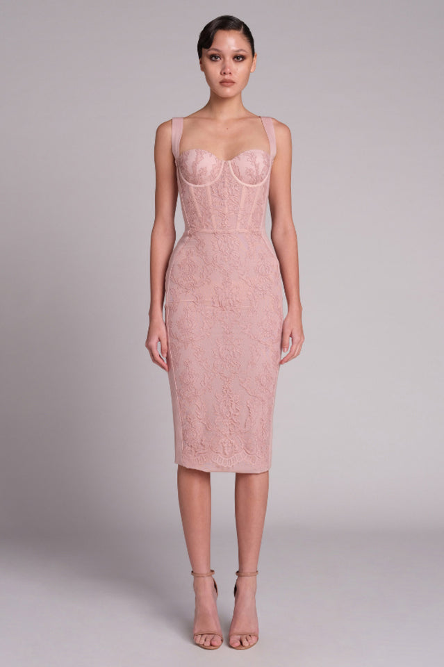 Poem Sling Stylish Dress With Lace