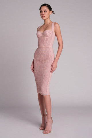 Poem Sling Stylish Dress With Lace