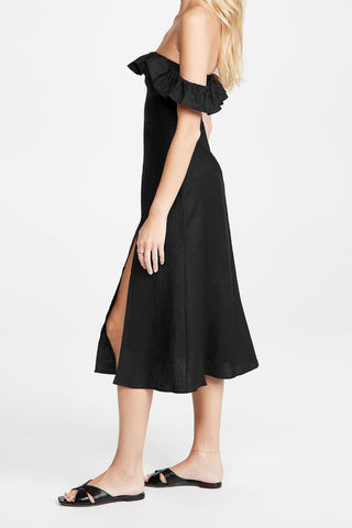 Kacie Ruffles Stylish Midi Dress