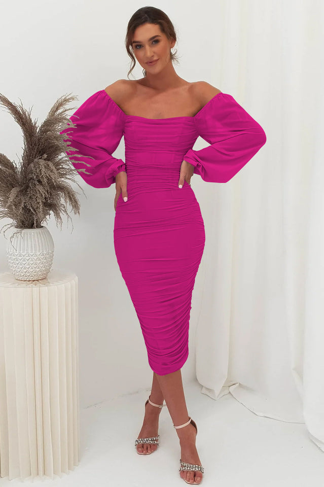 Brooklyn Love Stylish Midi Dress