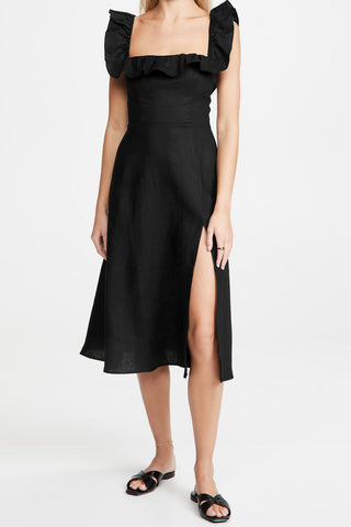 Kacie Ruffles Stylish Midi Dress