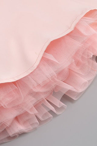 Mademoiselle Ballerina Pink Charming Tulle Mini Dress