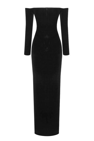 Palma Strapless Stylish Velvet Dress