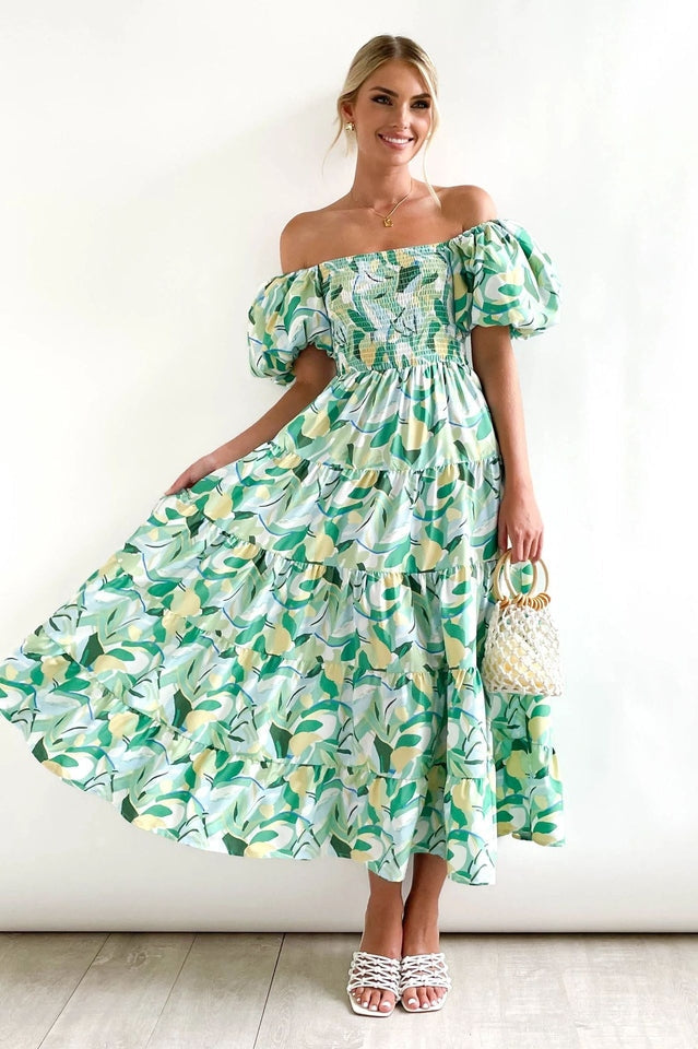 Flossy Elegant Midi Dress