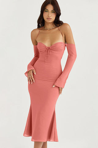 Naomi Halter Stylish Midi Dress