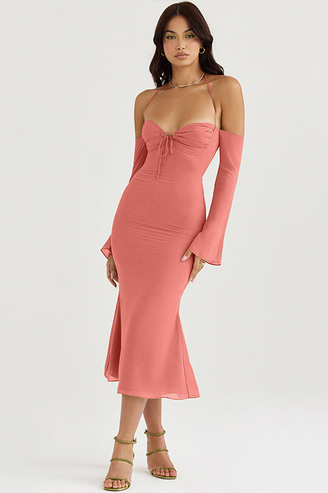 Naomi Halter Stylish Midi Dress