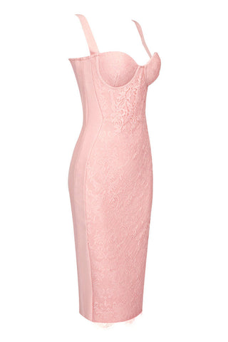 Poem Sling Stylish Dress With Lace