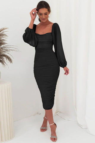 Brooklyn Love Stylish Midi Dress