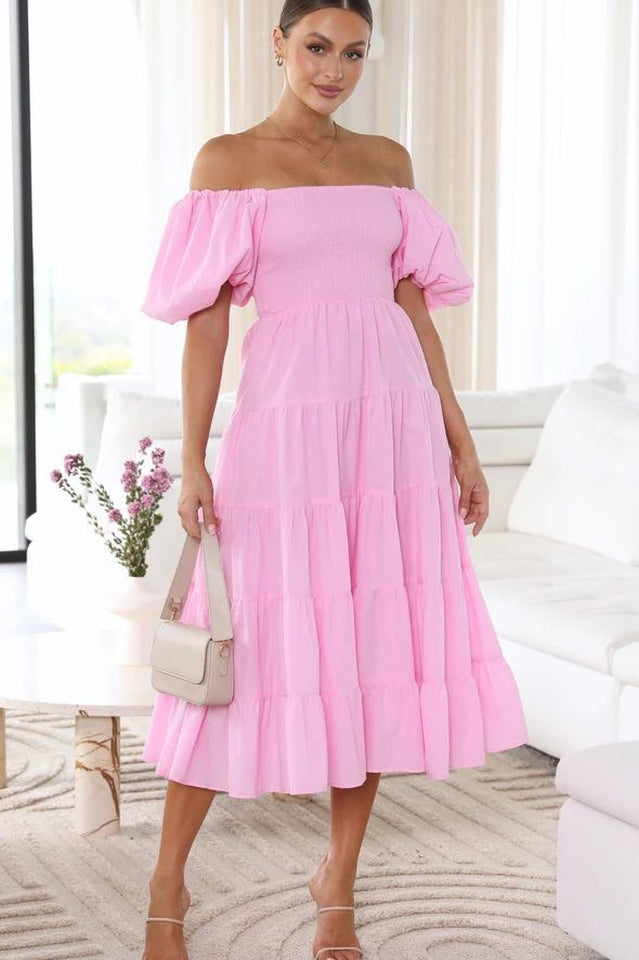 Anne Elegant Tiered Dress