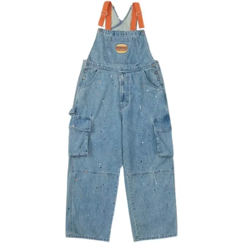 Aesthetic Boyfriend Graceful Denim Overalls