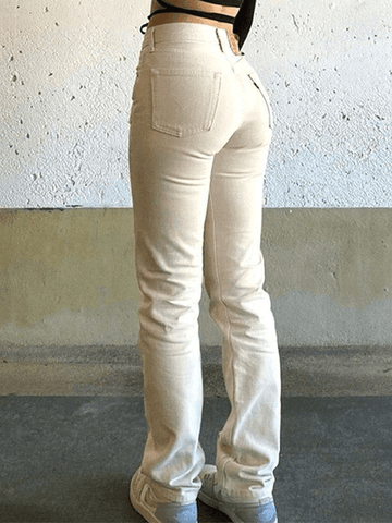 90s Vintage Straight Boyfriend Jeans