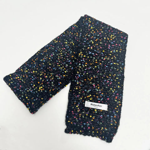 Autumn Winter New Warm Multi-Color Dot Acrylic Cashmere Small Scarf