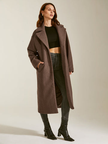 Oversized Essential Graceful Long Coat