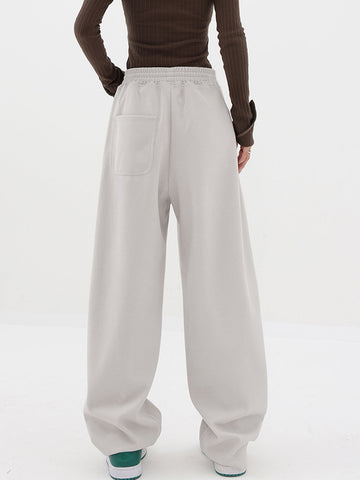 Baggy Solid Graceful Wide Leg Pants