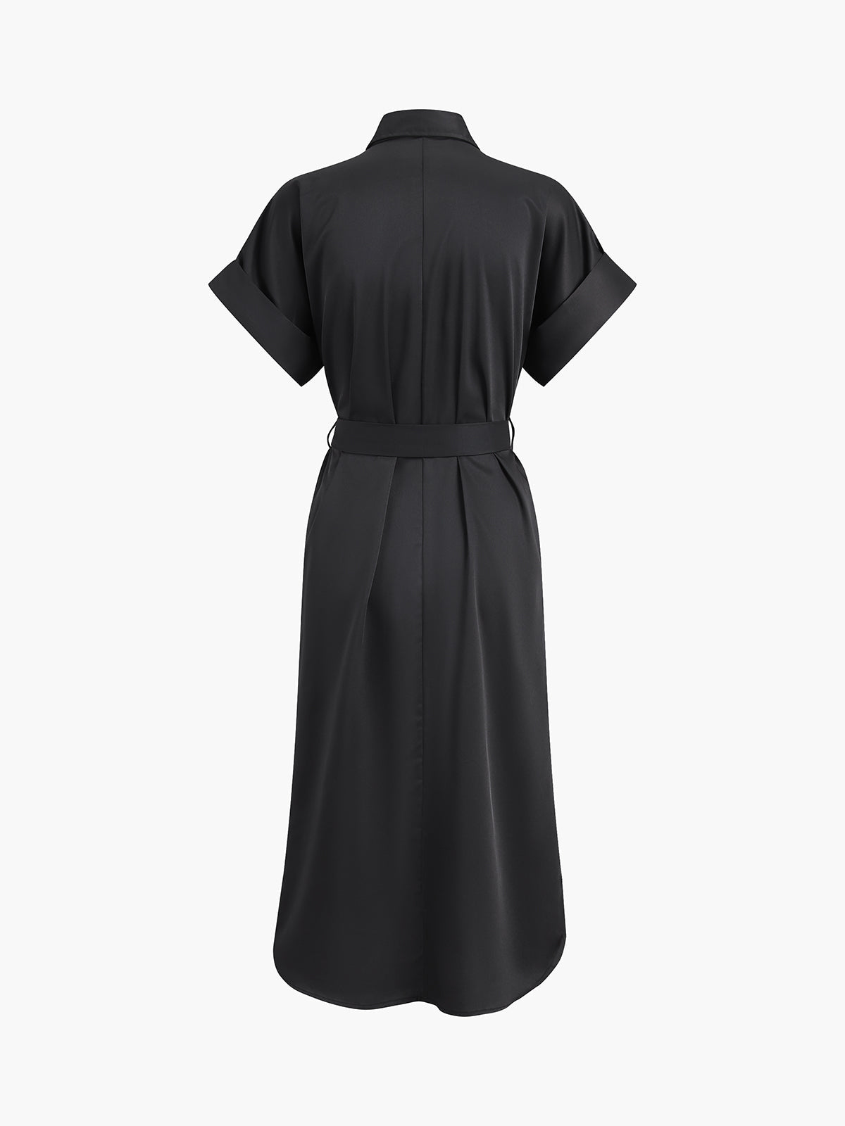 Polo Pockets Graceful Tied Midi Dress