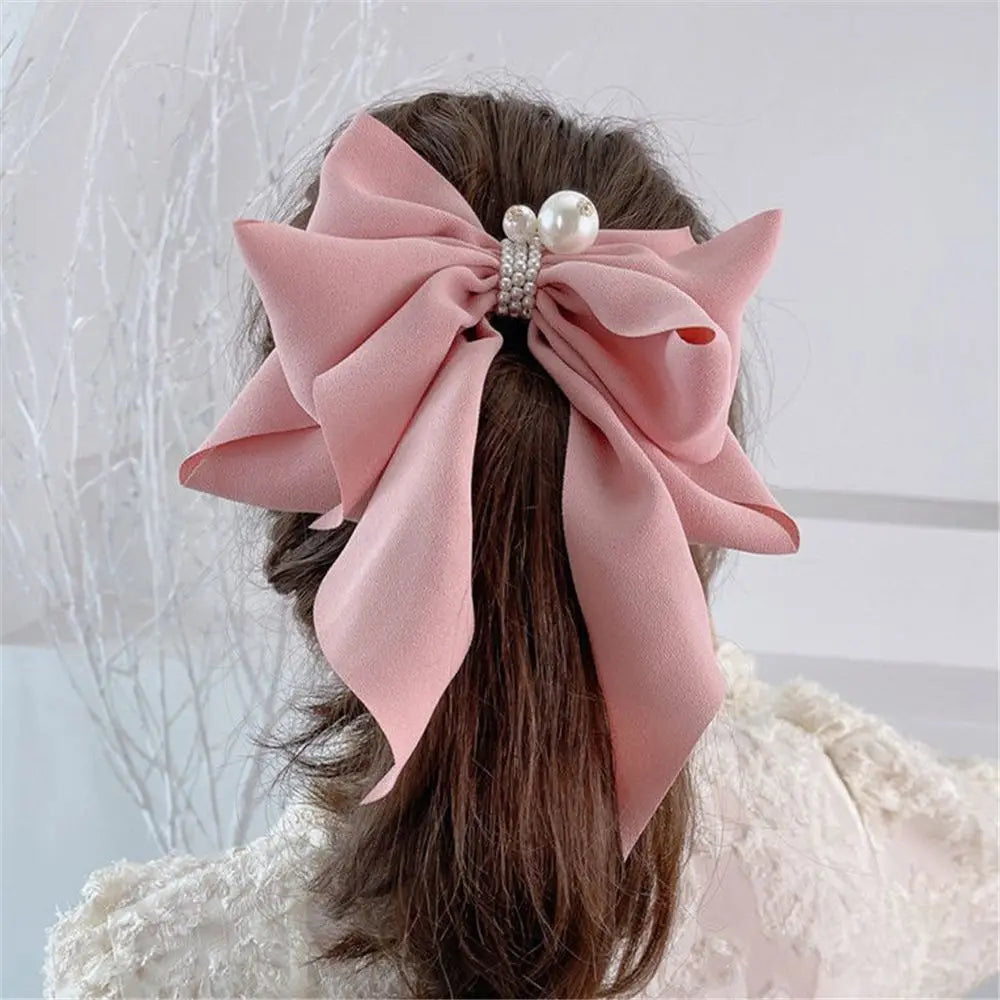 Big Ribbon Bowknot Spring Ponytail Fashion Christmas Hair Accessory