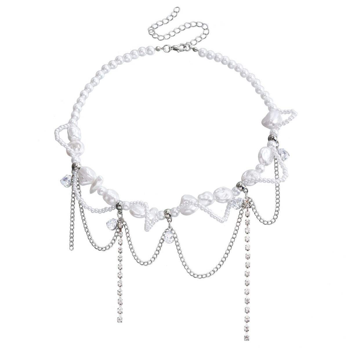 Sweet Irregular Faux Pearl Necklace