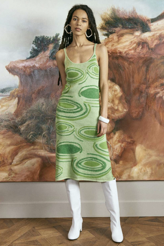 Hockney Elegant Midi Dress