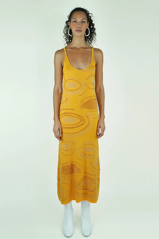 Hockney Elegant Midi Dress