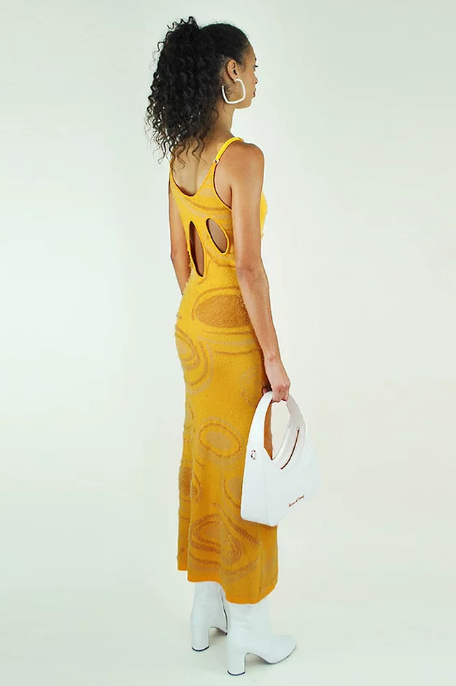 Hockney Elegant Midi Dress