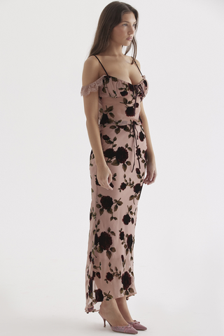 Pink Rose Dessert Top Graceful + Craft Skirt Set