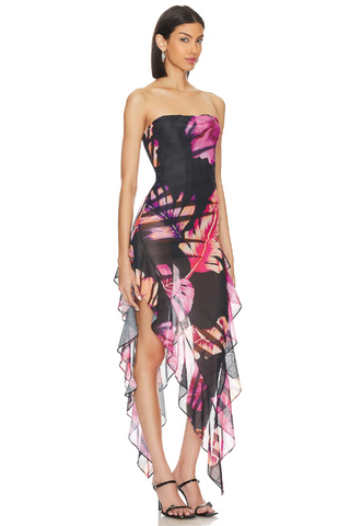 Atlas Tropical Stylish Leaf Dress