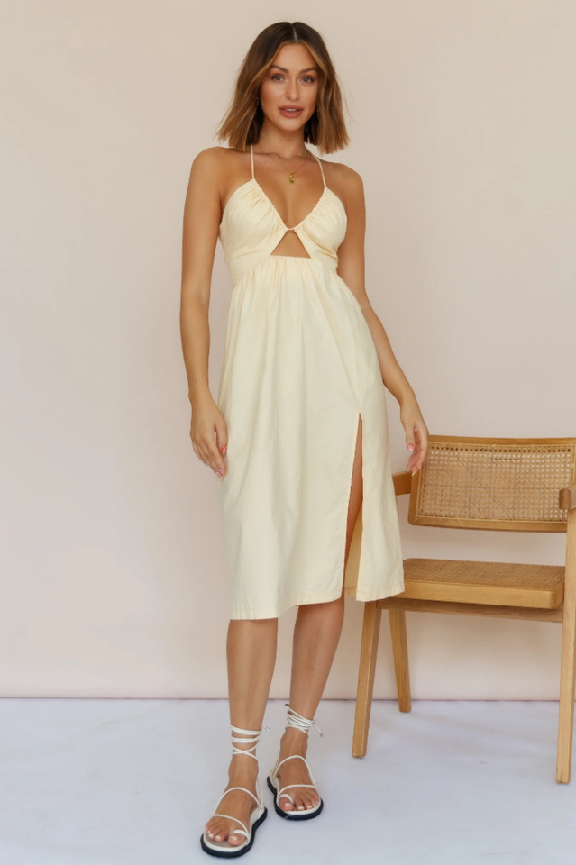 Sunny Sounds Stylish Midi Dress