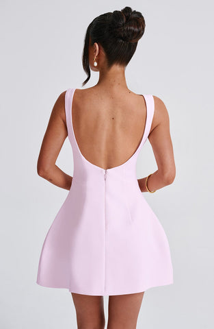 Alana Mini Graceful Dress - Blush