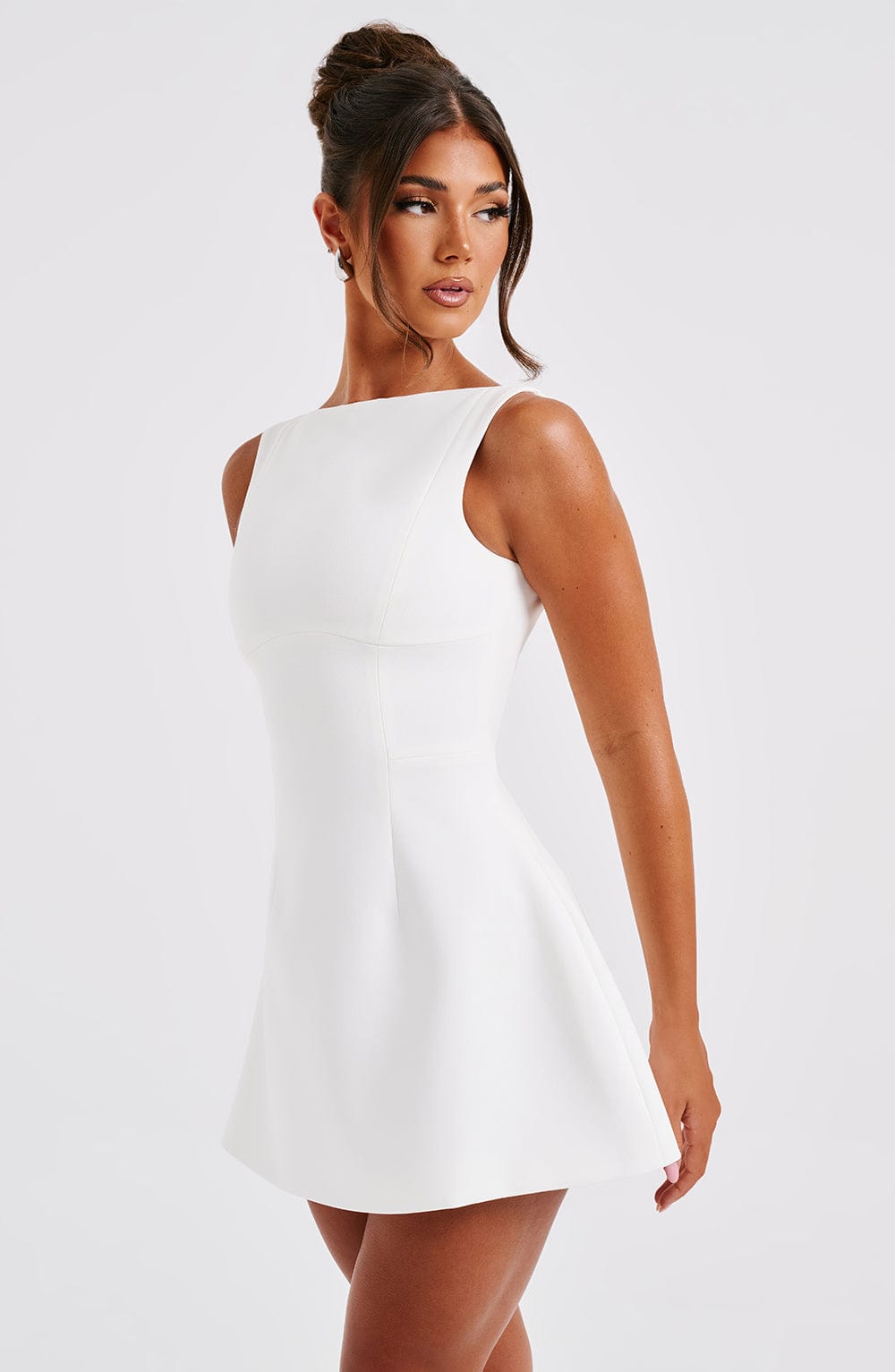 Alana Mini Graceful Dress - Ivory