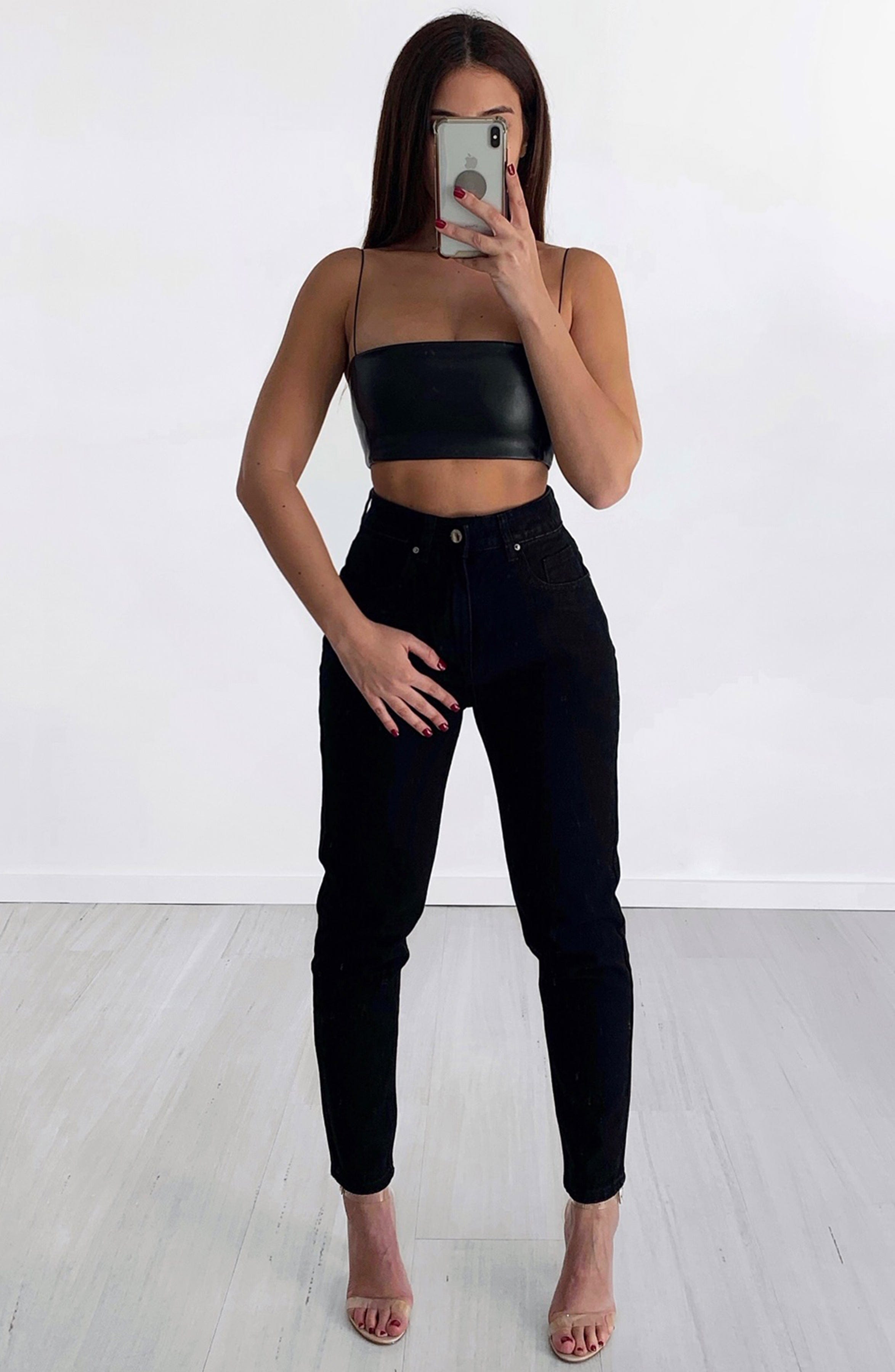 Ali Boyfriend Graceful Jeans - Black