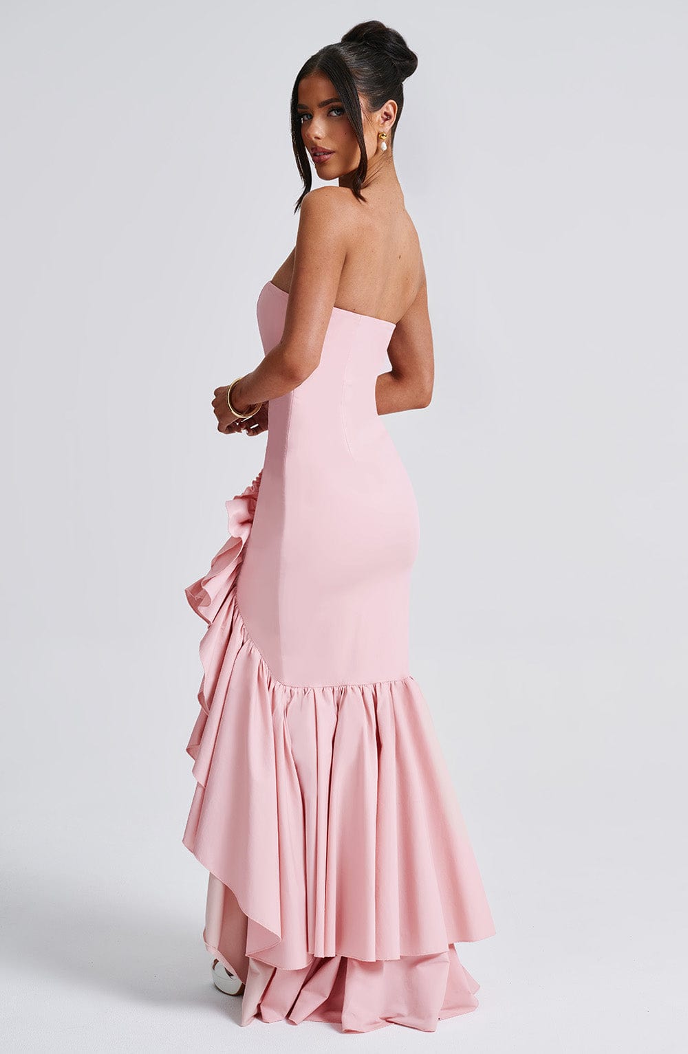 Angelina Maxi Graceful Dress - Blush