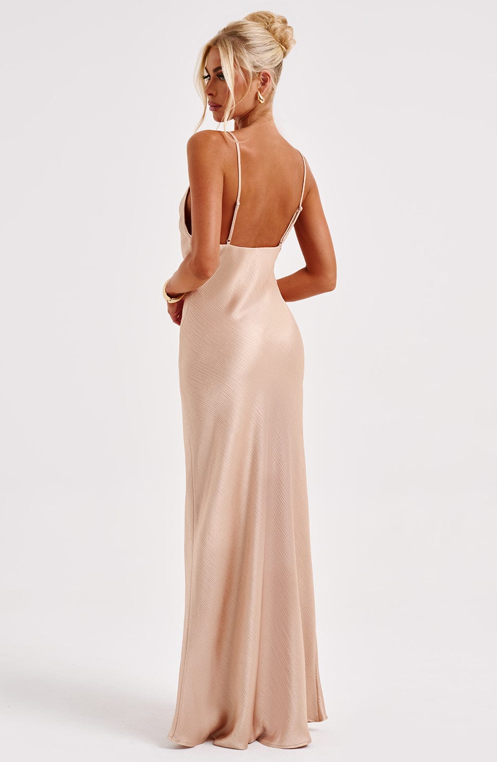 Anja Maxi Graceful Dress - Champagne