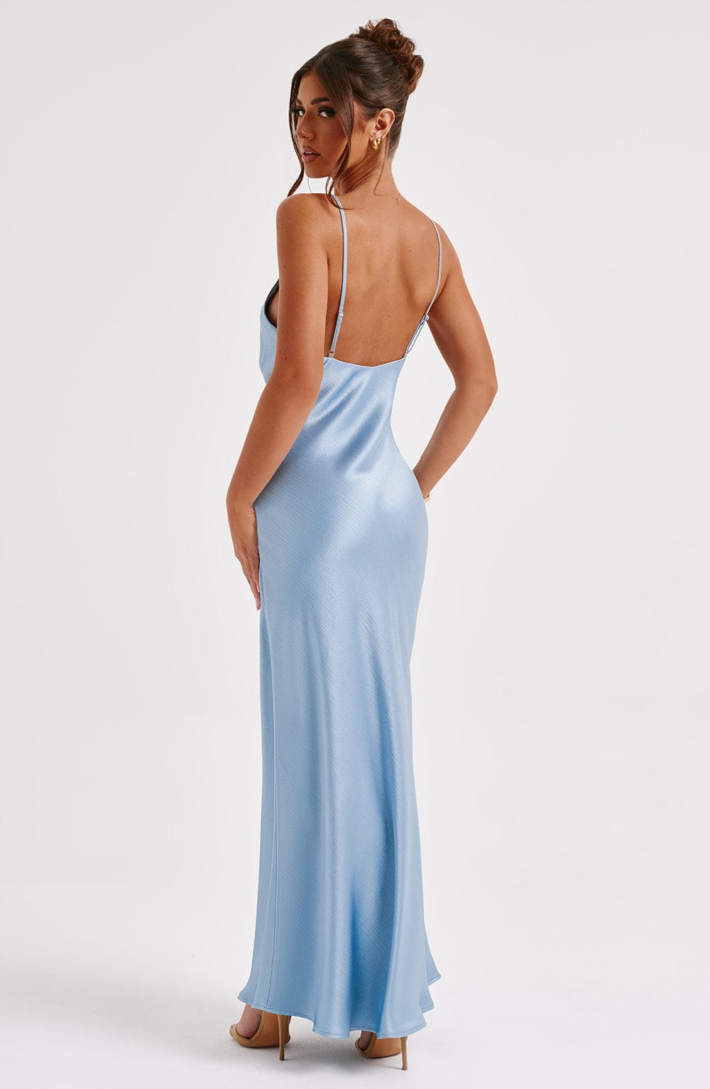 Anja Maxi Graceful Dress - Turquoise