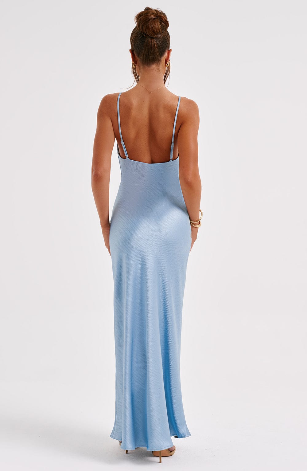 Anja Maxi Graceful Dress - Turquoise