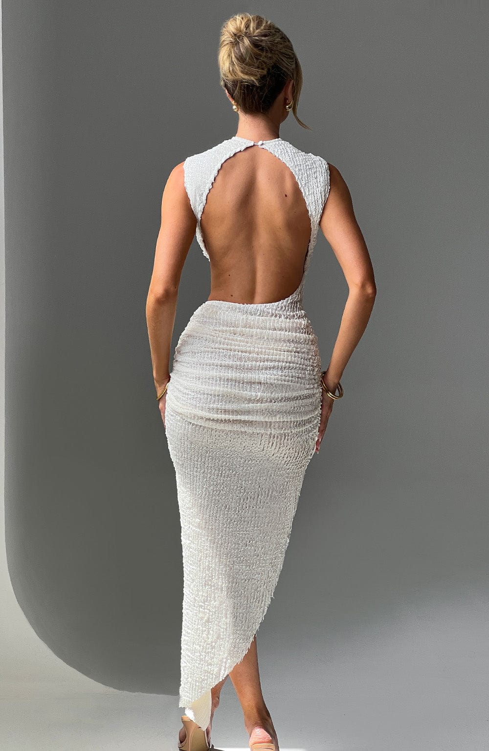 Aphrodite Midi Graceful Dress - Ivory