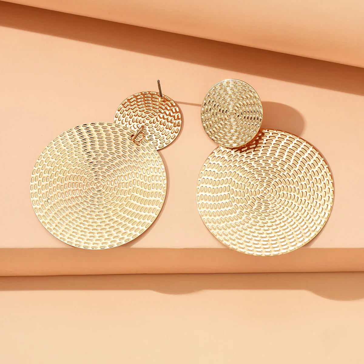 Bohemia Trendy Geometric Metal Round Earrings Wedding Earring