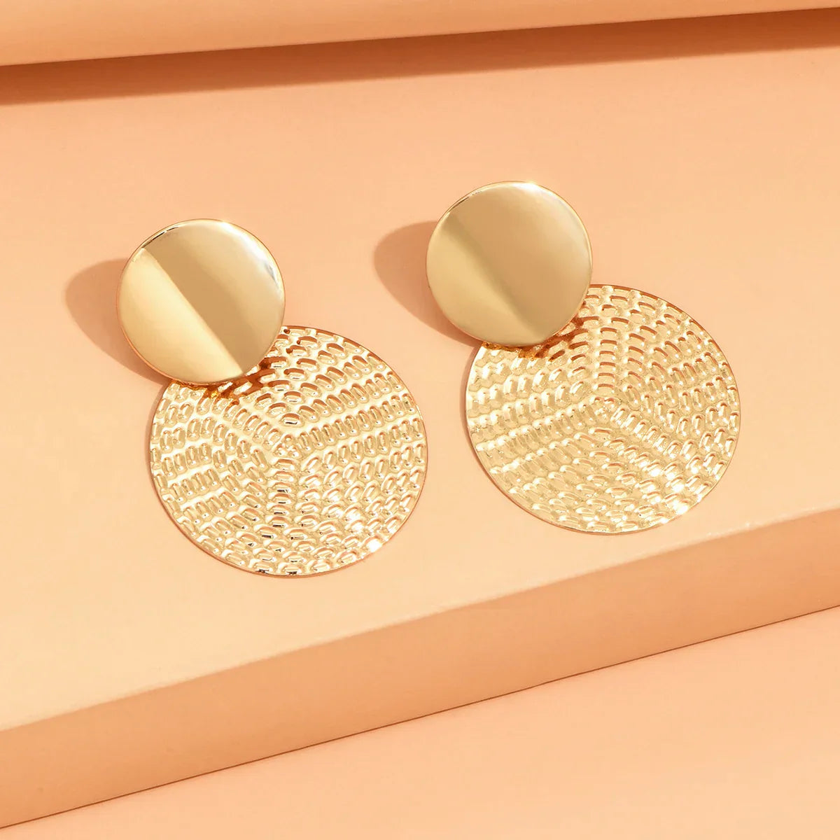 Bohemia Trendy Geometric Metal Round Earrings Wedding Earring