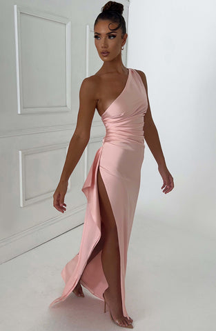 Ariel Maxi Graceful Dress - Blush