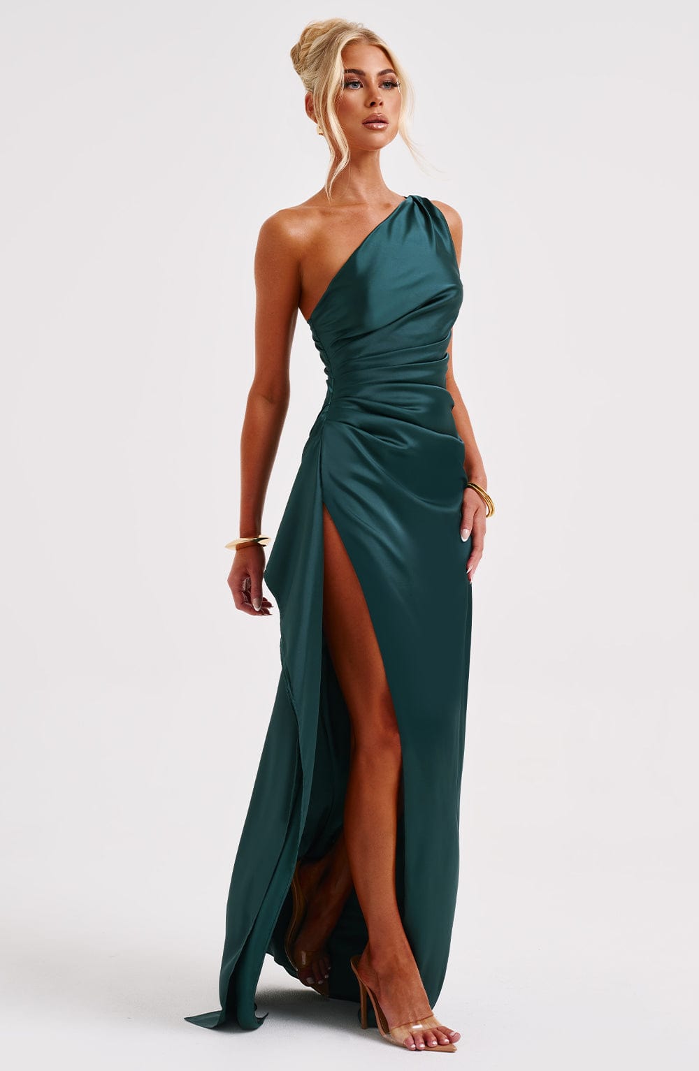 Ariel Maxi Graceful Dress - Emerald